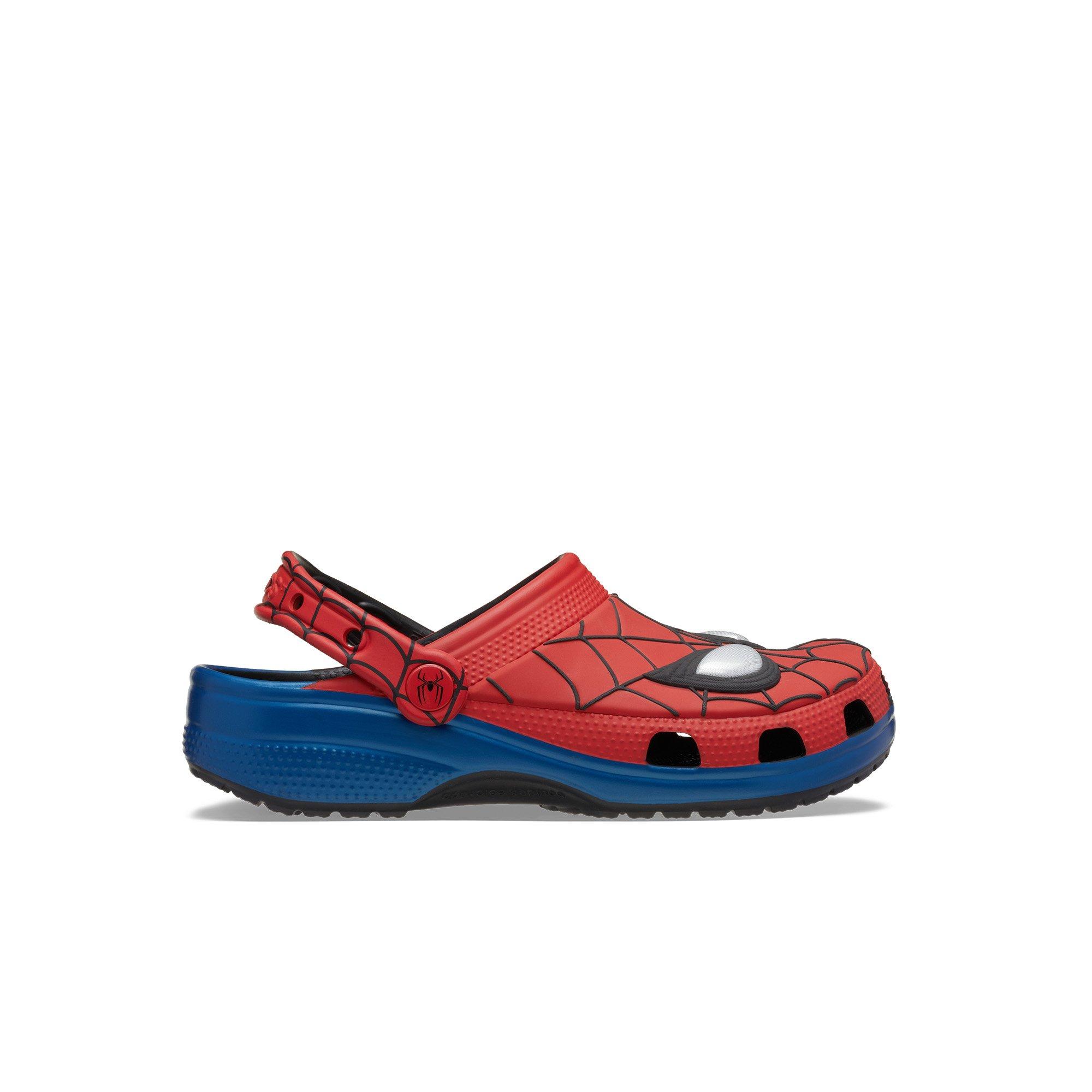 Crocs Spider-Man Classic Preschool Kids' Clog - RED/BLUE